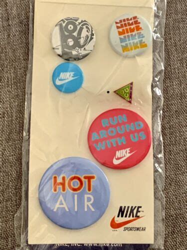 Nike Swoosh Pin Buttons 6 Rare 2004 Edition Rare Sold Out New Ebay