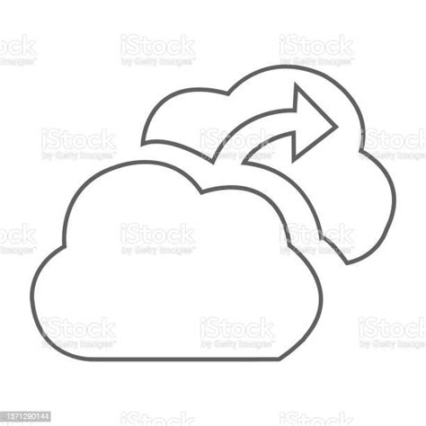 Backup Cloud Time Machine Icon Stock Illustration Download Image Now