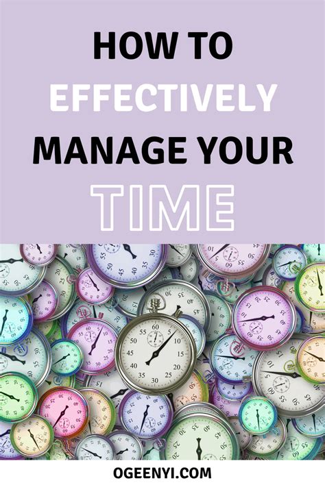 How To Manage Time 10 Powerful Time Management Skills Oge Enyi