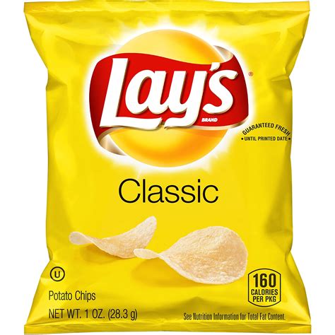Lays Classic Chips 1oz Snacks 2 Go