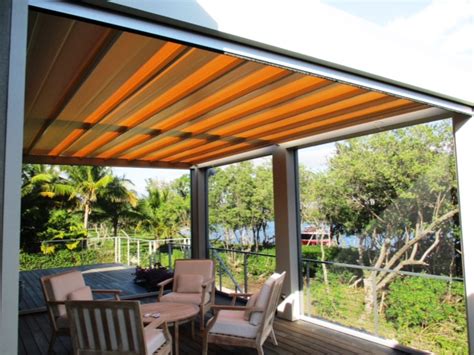 Tecnic Retractable Fabric Roof Pergola Sunair Awning