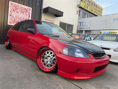 Honda Civic Type R 1999 Red 16000 Km Details Japanese Used