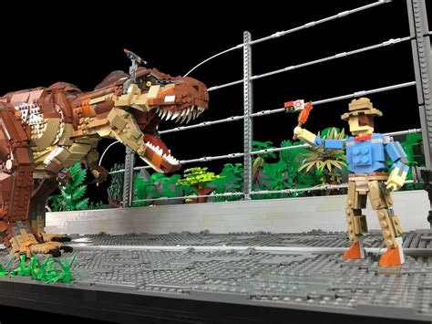 Lego Jurassic World T Rex Breakout Town