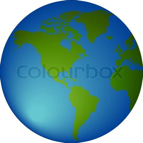 Abstract Globe Vector Stock Vector Colourbox