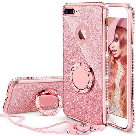 Iphone 7 Plus Case Iphone 8 Plus Case Glitter Cute Phone Case Girls