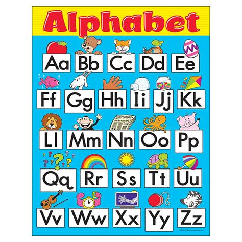 Alphabet Fun Learning Chart 17 X 22 T 38157 Trend Enterprises