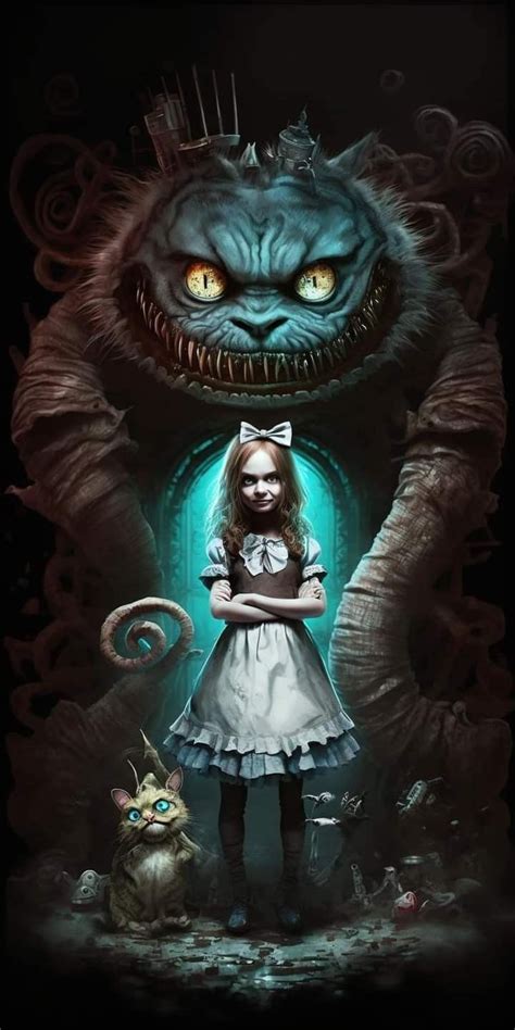 Alice In Wonderland Artwork Dark Alice In Wonderland Alice In
