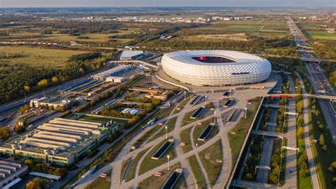 The allianz arena is a football stadium in munich, bavaria, germany with a 75,000 seating capacity. Access for visiting fans | Allianz Arena