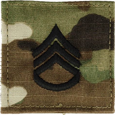 Army Rank Staff Sergeant Ssg Hook And Loop Ocp 2 Pc Enlisted Rank