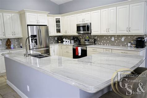 Rta cabinets at wholesale prices, sample & kitchen cabinet. White Quartzite Kitchen Countertops In Fort Myers, Fl