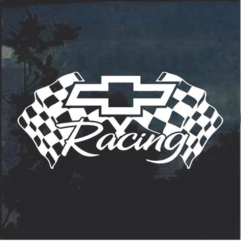 Racing Chevy Window Decal Sticker Ubicaciondepersonascdmxgobmx