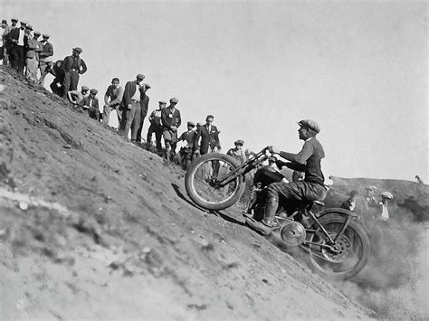 Vintage Motorcycle Hill Climb 3 Photograph By Dk Digital Fine Art America