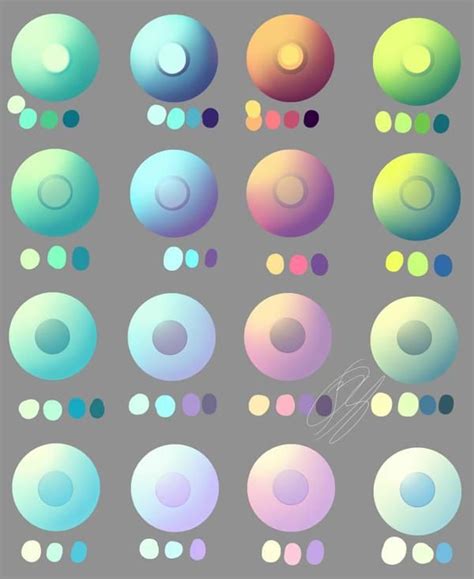 Pastel And Non Pastel Eye Swatches By Overlord Jinral On Deviantart