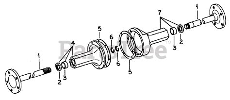 Cub Cadet 782 Cub Cadet Garden Tractor Rear Axle Carrier Sn 719999