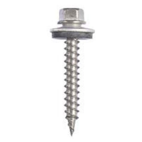 Corrosion & rust resistant 410 stainless steel. #9 Stainless Steel Roofing Screw | Pole Barn Screw