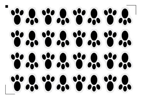 Patas De Coelhos Para Imprimir