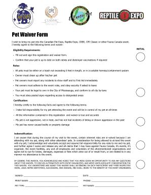 Feel free to send suggestions. Printable free pet records organizer - Edit, Fill Out ...