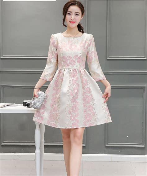 2017 New Arrival Womens Fashion Korean Design Slim Dresses Girls