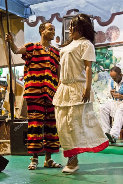 Ethiopian Cultural Dance Stock Editorial Photo Derejeb