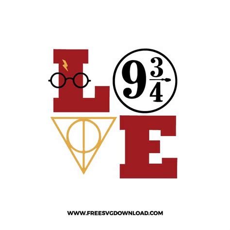 Harry Potter Love SVG & PNG Free Cut Files - Free SVG Download