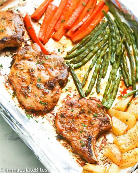 I serve these tasty pork chops to my family quite often. Oven Baked Pork Chops - Immaculate Bites #ovenbakedporkchops Oven Baked Pork Chops - Immaculate ...