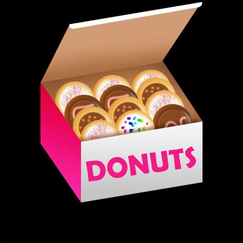 Box Of Donuts Clipart Clip Art Library