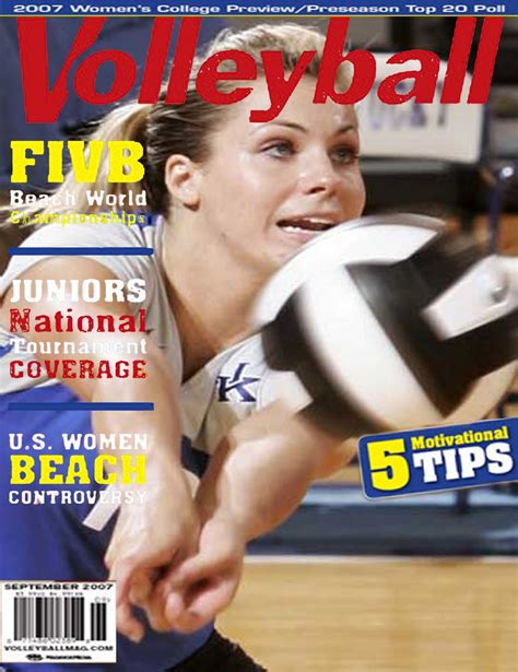 Projects Volleyball Magazine Cover