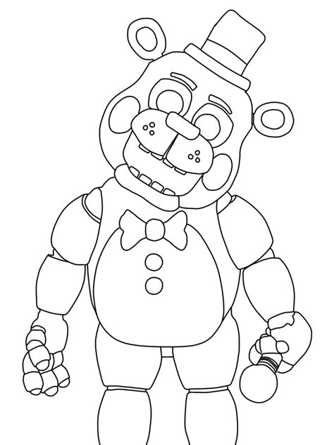 Print Fnaf Freddy Five Nights At Freddys Face Coloring Pages Sexiz Pix