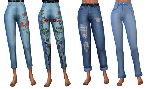 Sims 4 Maxis Match Cc Dump — Top Five Mom Jeans