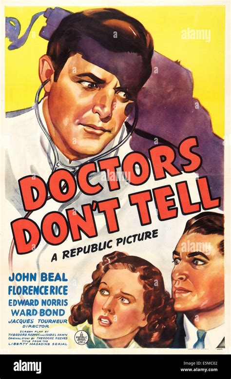 What Doctors Dont Tell You Hi Res Stock Photography And Images Alamy