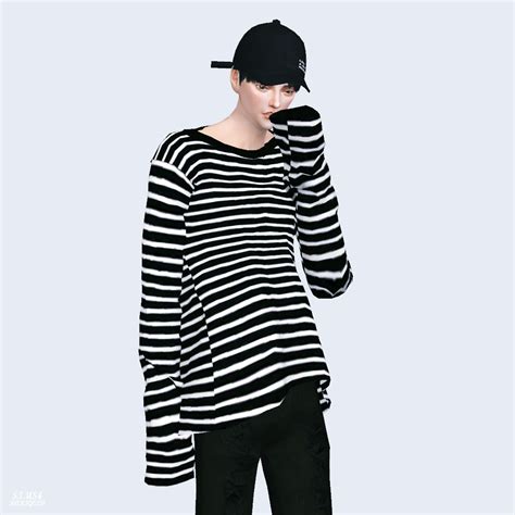 Sims 4 Item Creation Blog Sims 4 Sims 4 Male Clothes Long Sleeve Tops