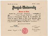Photos of Delhi University Degree Certificate