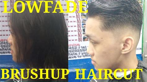 paano mag gupit ng lowfade brushup haircut tutorial for beginner tagalog version youtube