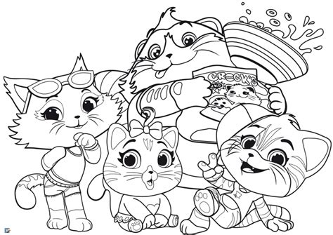 Hungry meatball from 44 cats. Free 44 Cats coloring pages - YouLoveIt.com