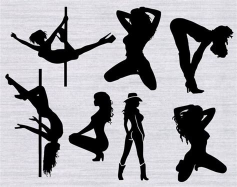Dancing Girls SVG Bundle Sexy Girl Svg Stripper Svg Svg Files For