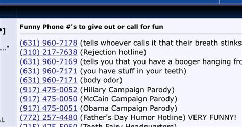 Fun Phone Numbers To Call Things To Do D