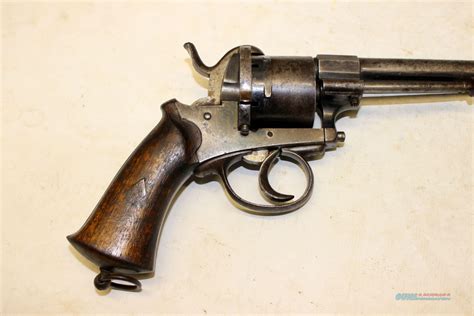 Belgian Pinfire Revolver 11mm Milit For Sale At