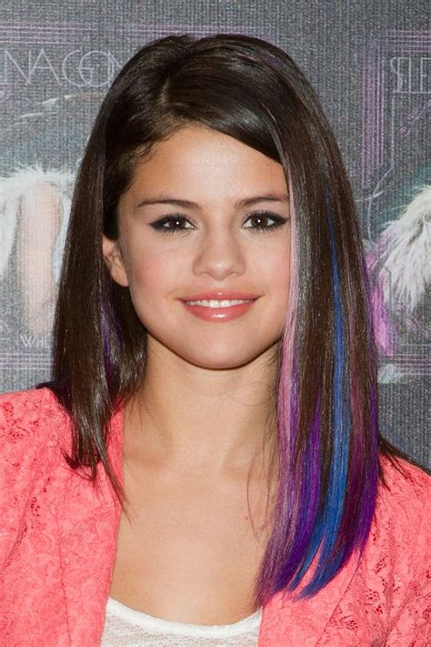 She started dressing a lot better and decided to go with a quirky pastel purple hairstyle. Celebrity Purple Hair Photos - Singers, Actresses