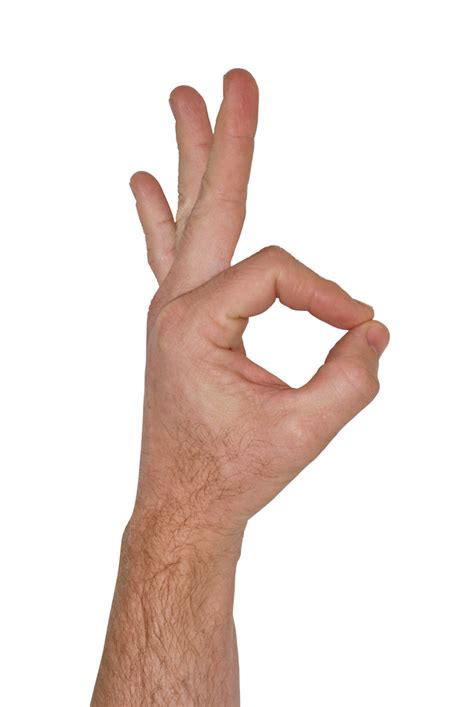 Ok Hand Sign Ok Hand Sign Isolated On White Withc Clipping Flickr