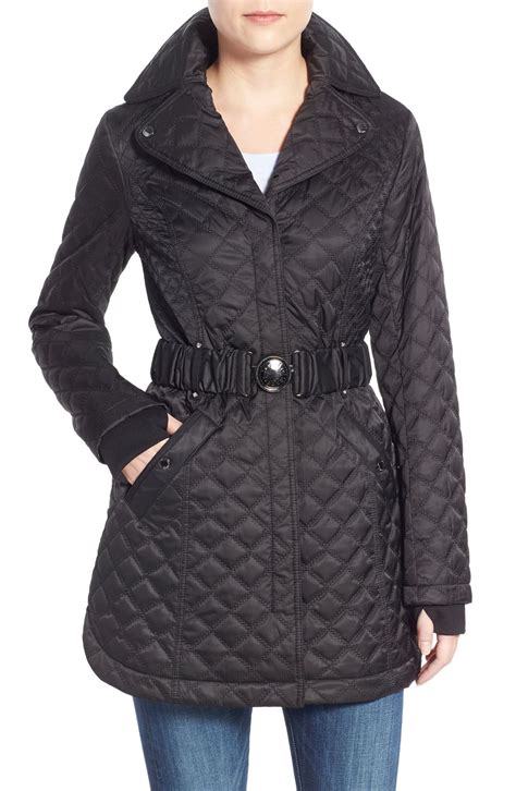 Laundry By Shelli Segal Belted Quilted Coat Nordstrom