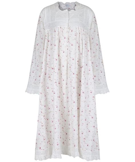 Henrietta 100 Cotton Victorian Nightgown With Pockets 7 Sizes