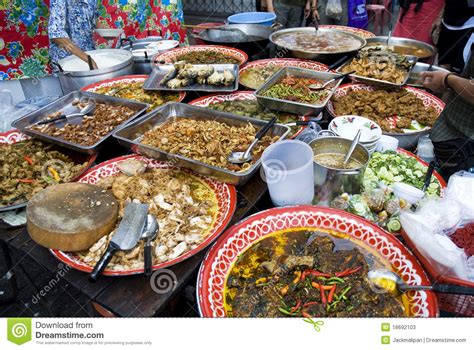 Thai Street Food In Bangkok Thailand Stock Image Image Of Cuisine