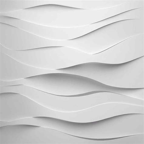When browsing white bathroom ideas, you'll notice that most of them feature white walls and flooring. Wavy Textured Wall Tile | Sofa Cope