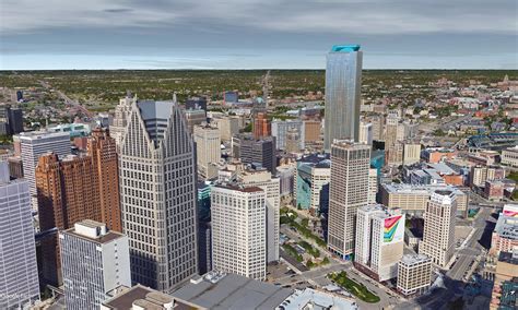 here s what detroit s skyline would look like with hudson s tower