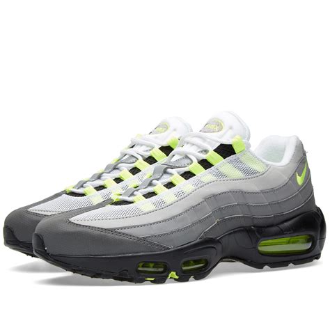 Nike Air Max 95 Og Premium Leather Reflective Black Volt And Medium Ash End Europe