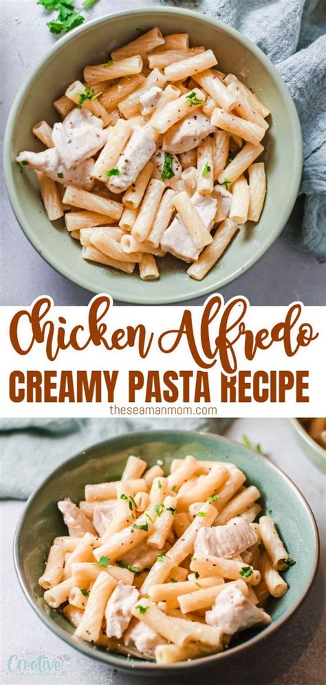 This simple list filled with various types of pasta dishes includes easy chicken pasta salad, shrimp pasta these simple pasta recipes are just the thing to make your dinner a whole lot easier. Easy Chicken Alfredo Pasta | Easy Peasy Creative Ideas