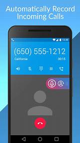 Images of Record Incoming Calls Android