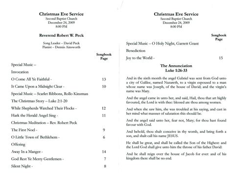Small Church Christmas Programs For Pinterest