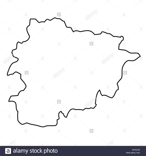 All maps of andorra are available as static images. Outline, map of Andorra Stock Photo: 34046032 - Alamy