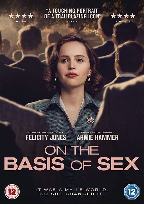 On The Basis Of Sex [dvd] [2019] Amazon De Felicity Jones Armie Hammer Justin Theroux Sam